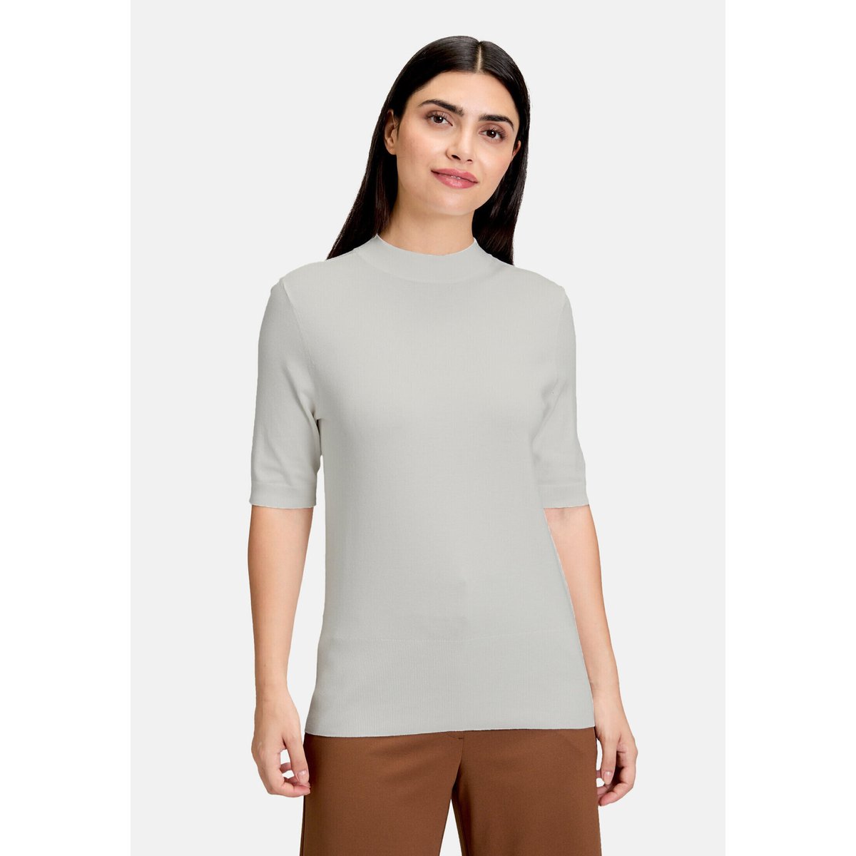 Pull-over en maille manches courtes blanc, BETTY BARCLAY