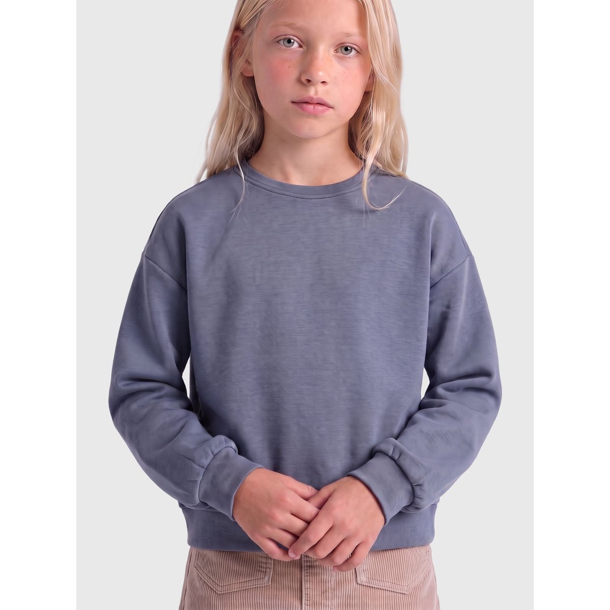 Sweat-Shirt ombre blue, KIDS ONLY