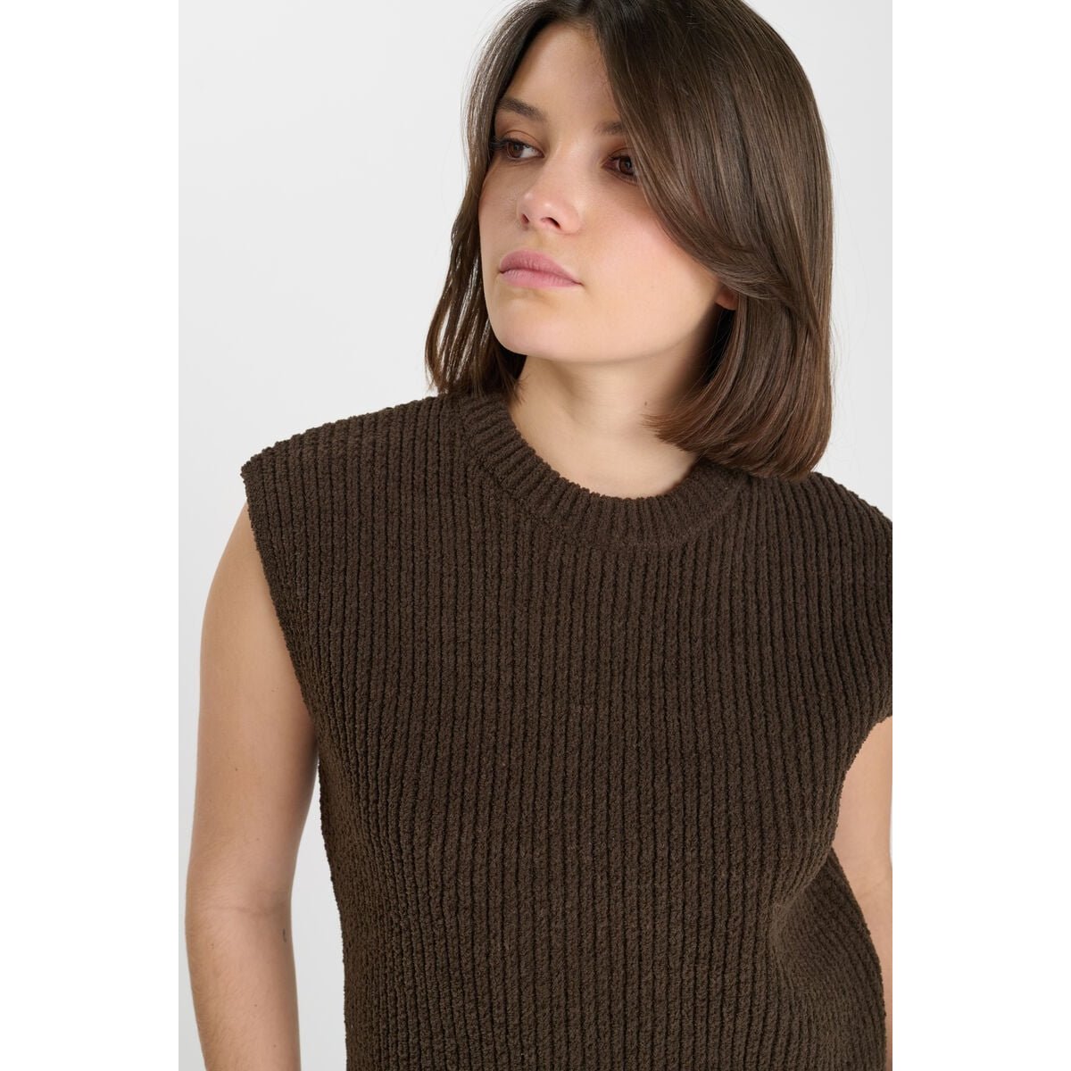 Pull JOUAGI coffee, LE TEMPS DES CERISES