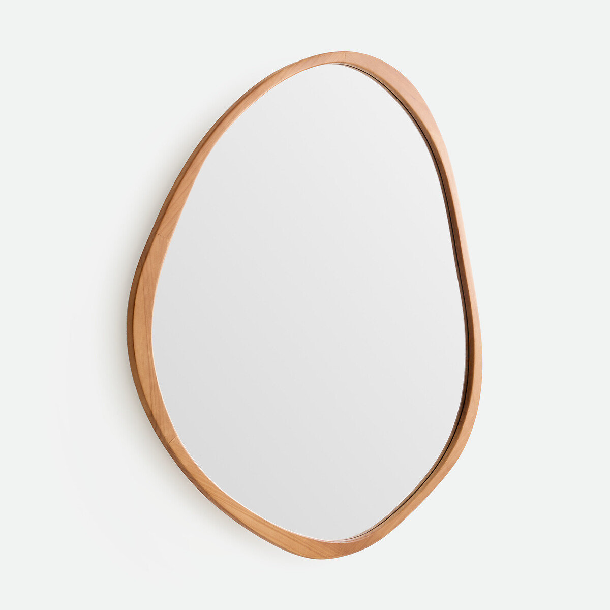 Grand miroir mural, forme organique, diamètre 100 x hauteur 120 cm, ASTIA naturel, LA REDOUTE INTERIEURS