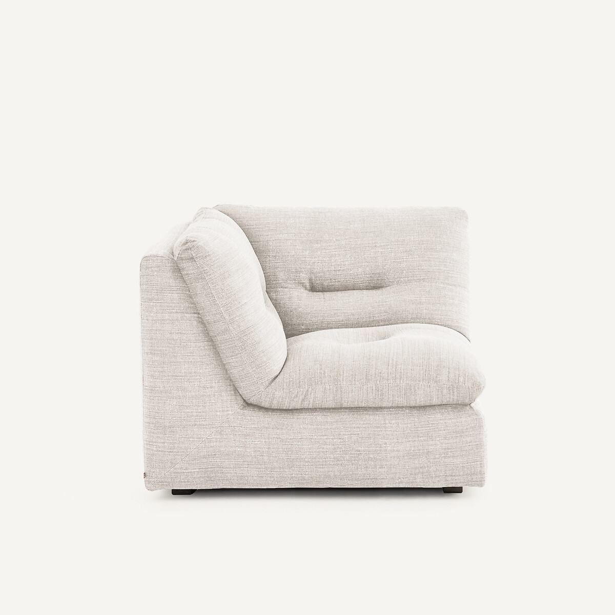 Eckteil 90°, modulierbar, aus Baumwolle und Leinen, GIULIANO beige, AM.PM