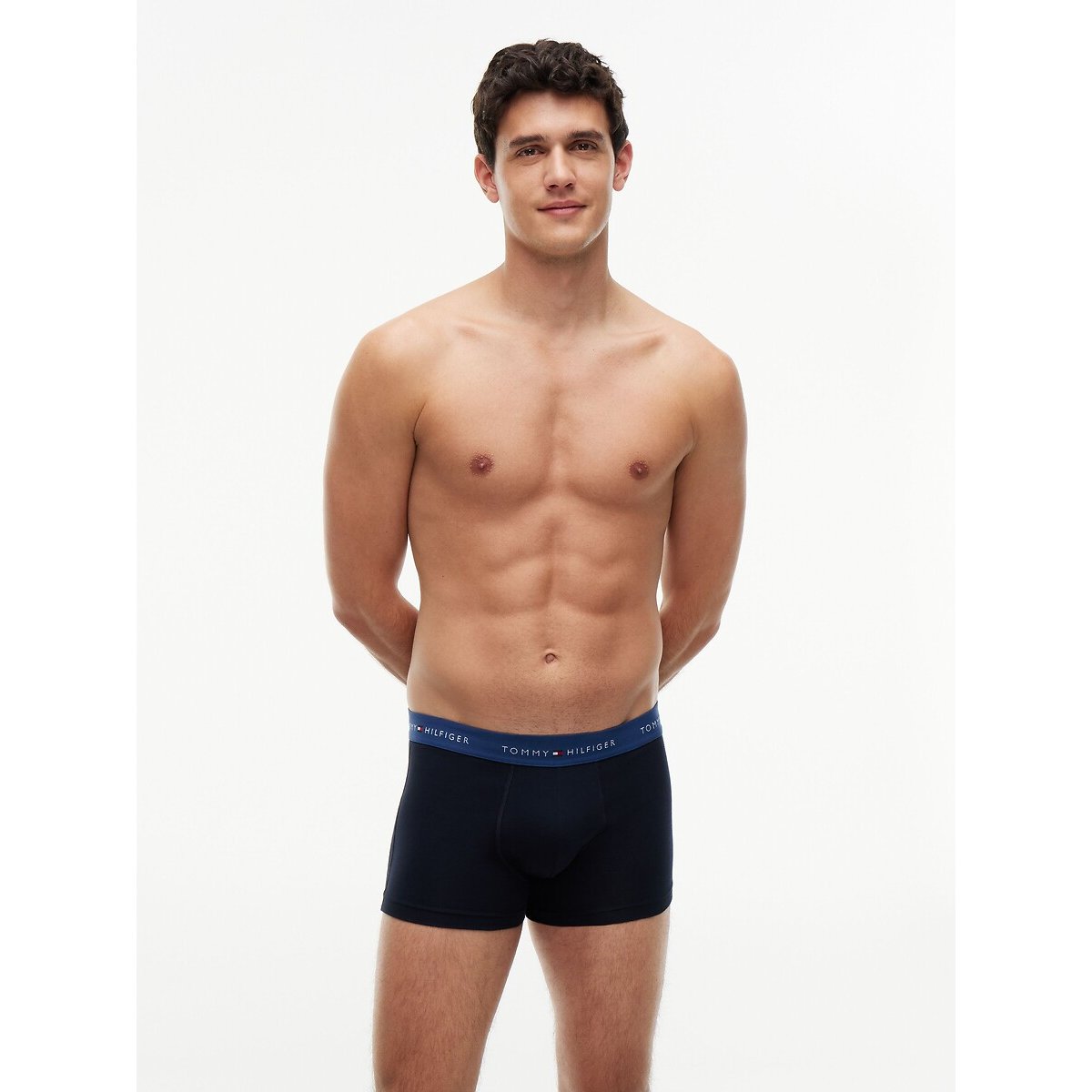 Lote de 5 boxers Signature noir + ceint. multicolore, TOMMY HILFIGER