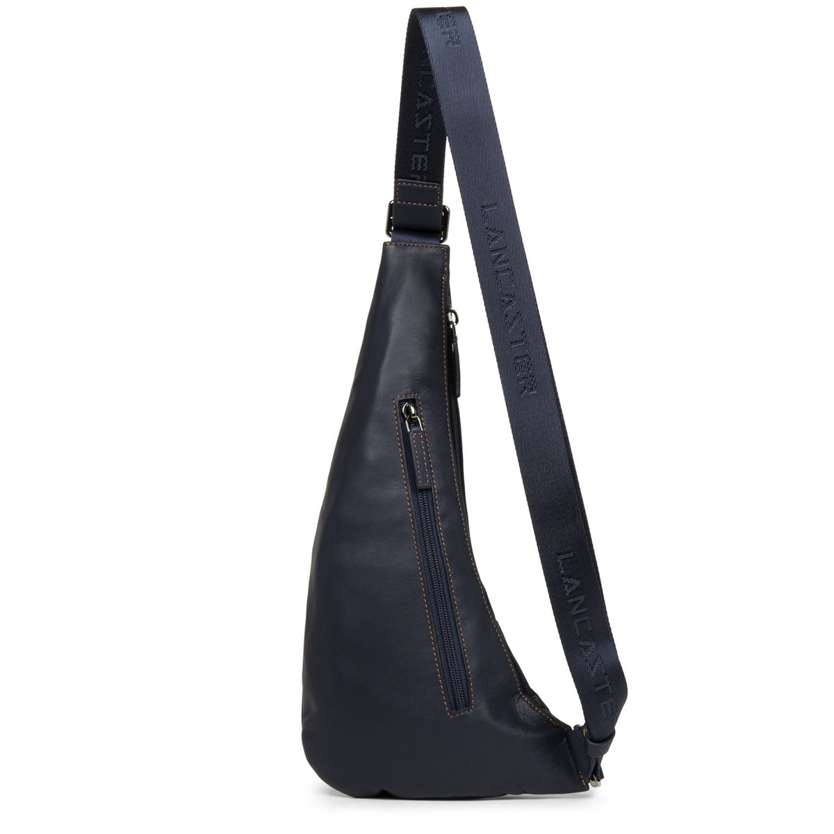 Sac body SOFT VINTAGE HOMME bleu - fonce - camel, LANCASTER