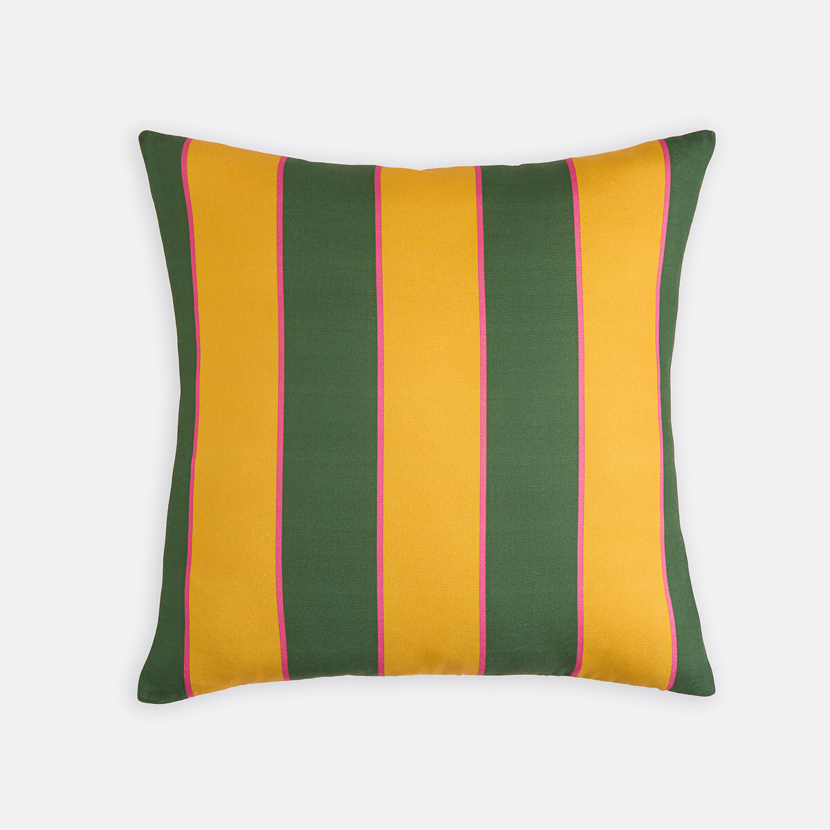 Vierkant buitenkussen, polyester, 50x50 cm, VALERIA geel/groen, LA REDOUTE INTERIEURS