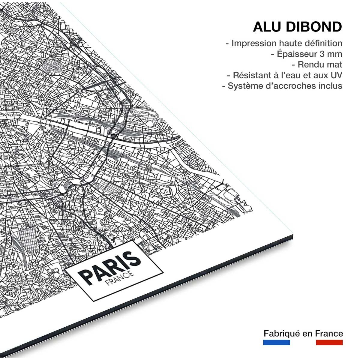 Tableau paris france tableau alu dibond, HEXOA