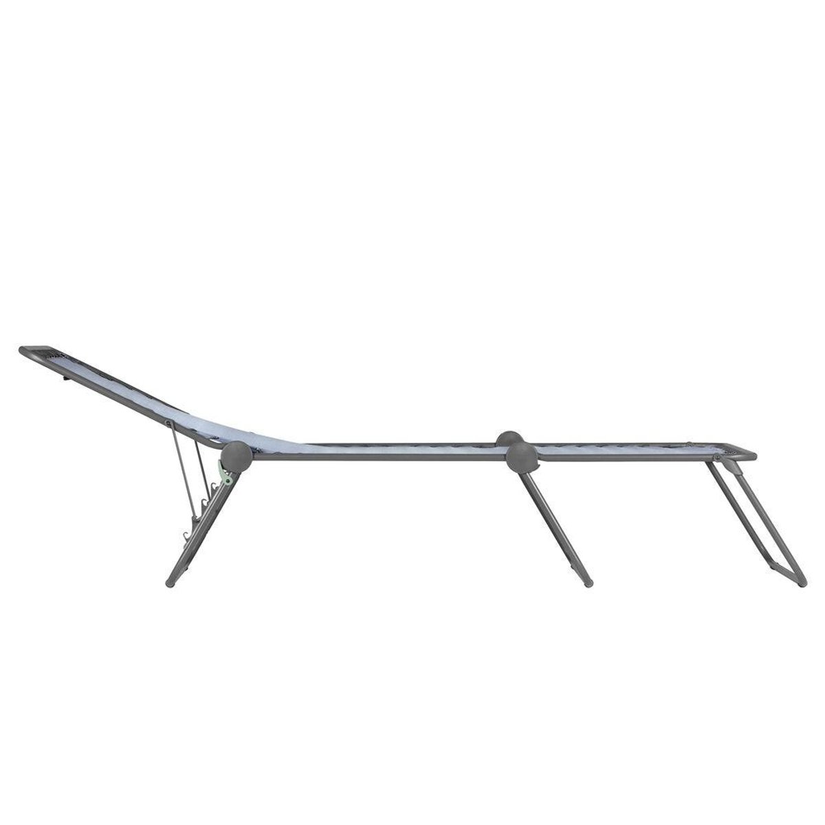 Lit de soleil pliant - SIESTA L bleu ocean, LAFUMA MOBILIER