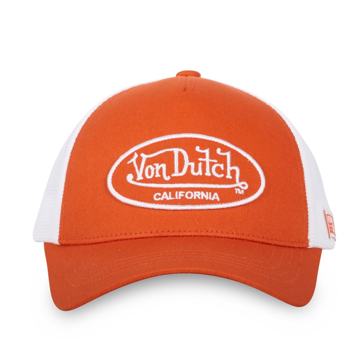 Casquette trucker LOFb blanc/orange, VON DUTCH