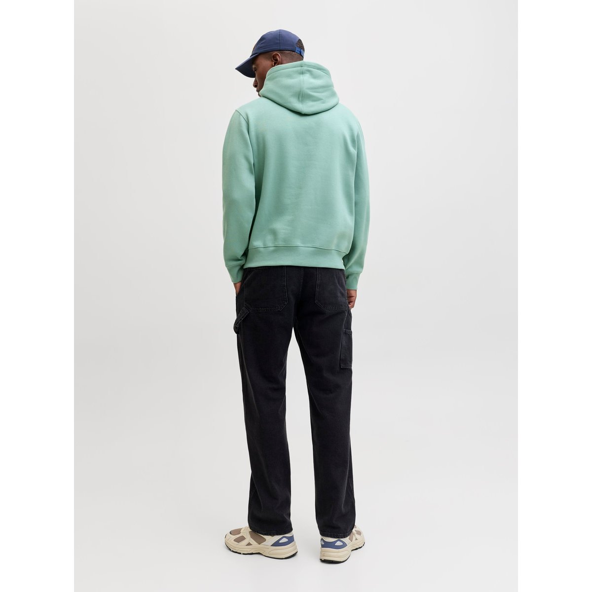 Sweat À Capuche turquiose - mineral blue 1, JACK & JONES