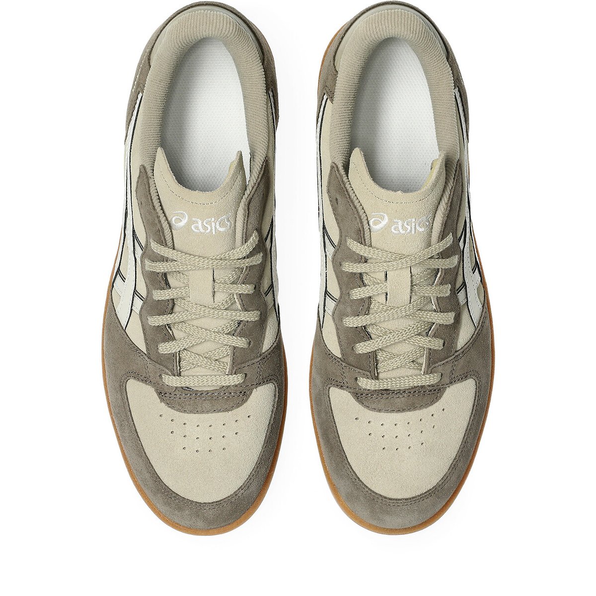 Baskets en cuir SKYHAND OG beige/gris, ASICS