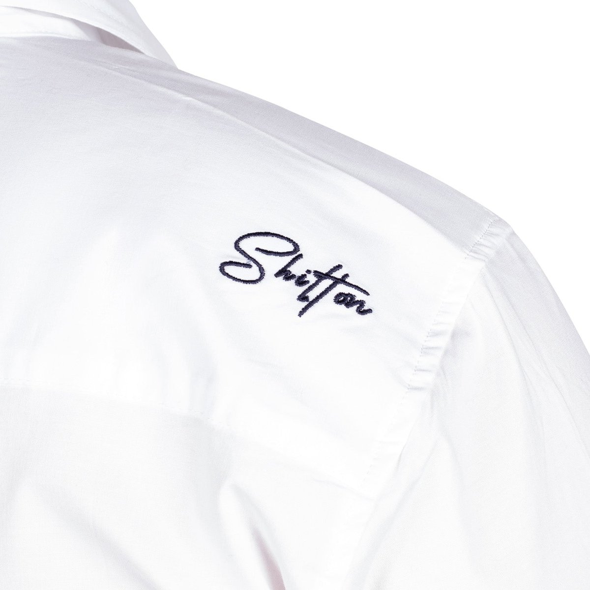 Chemise unie Shoulder blanc, SHILTON
