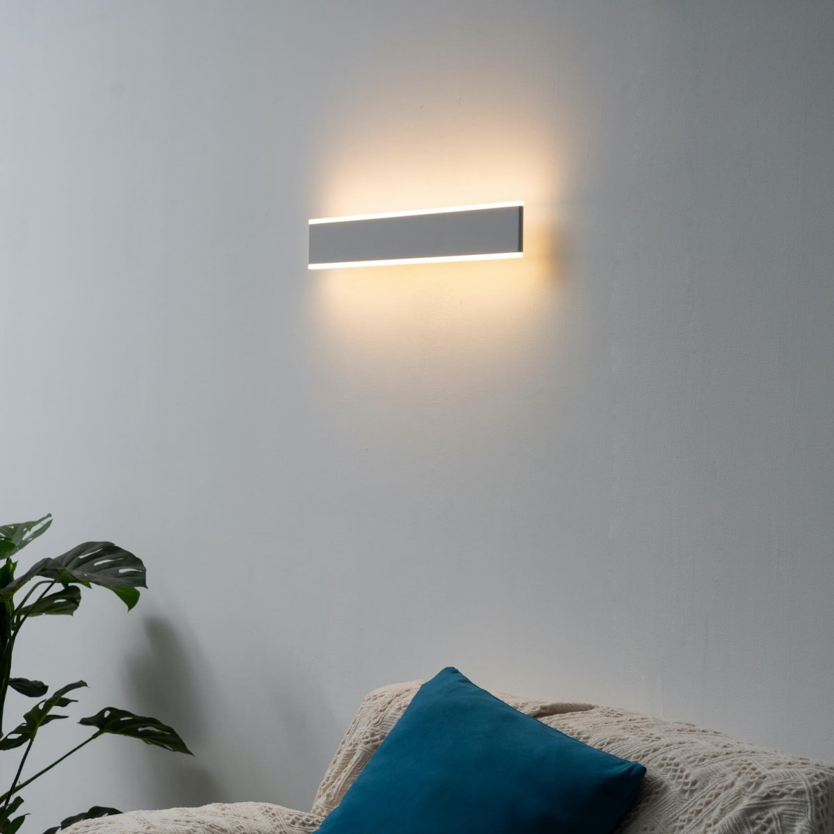 Applique moderne et puissante - BASTIA blanc, KOSILUM