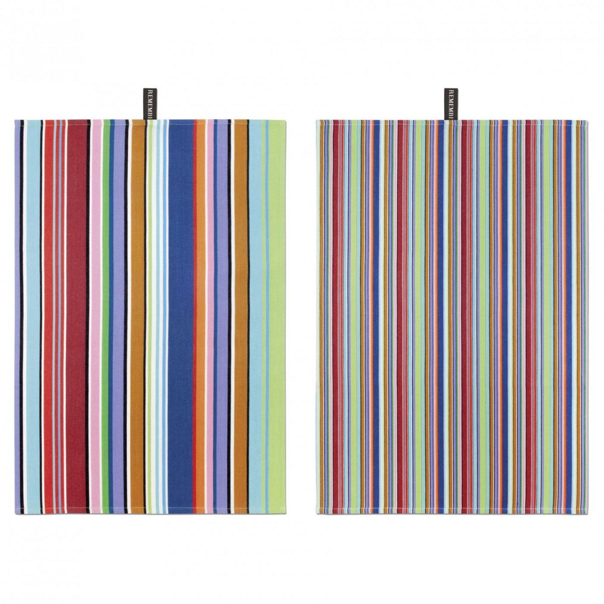 Torchon de cuisine design Remember set de 2 multicolore, REMEMBER