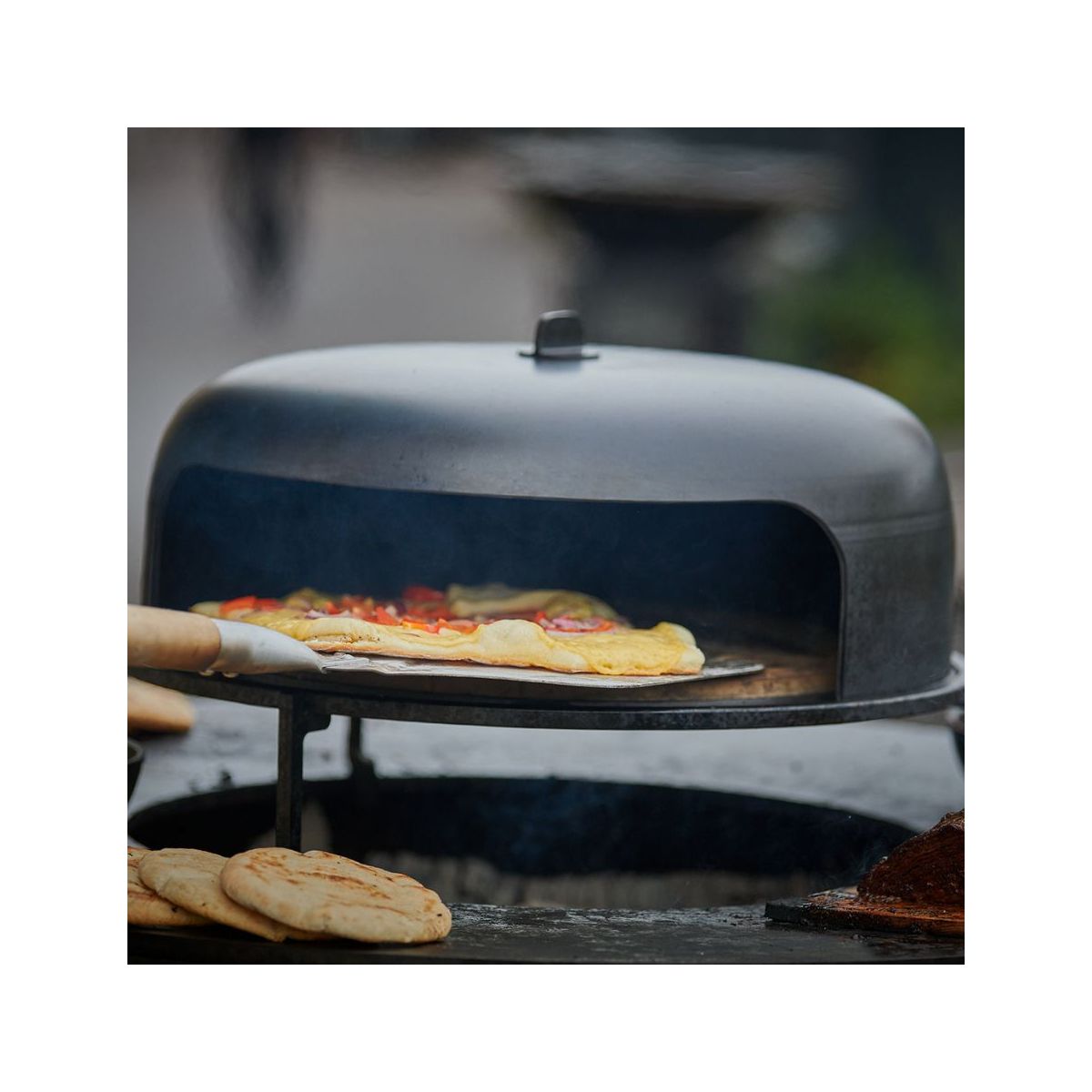 Grille barbecue OA-PO-85 (Oven 100 avec pelle + pierre à pizza) couleur unique, OFYR