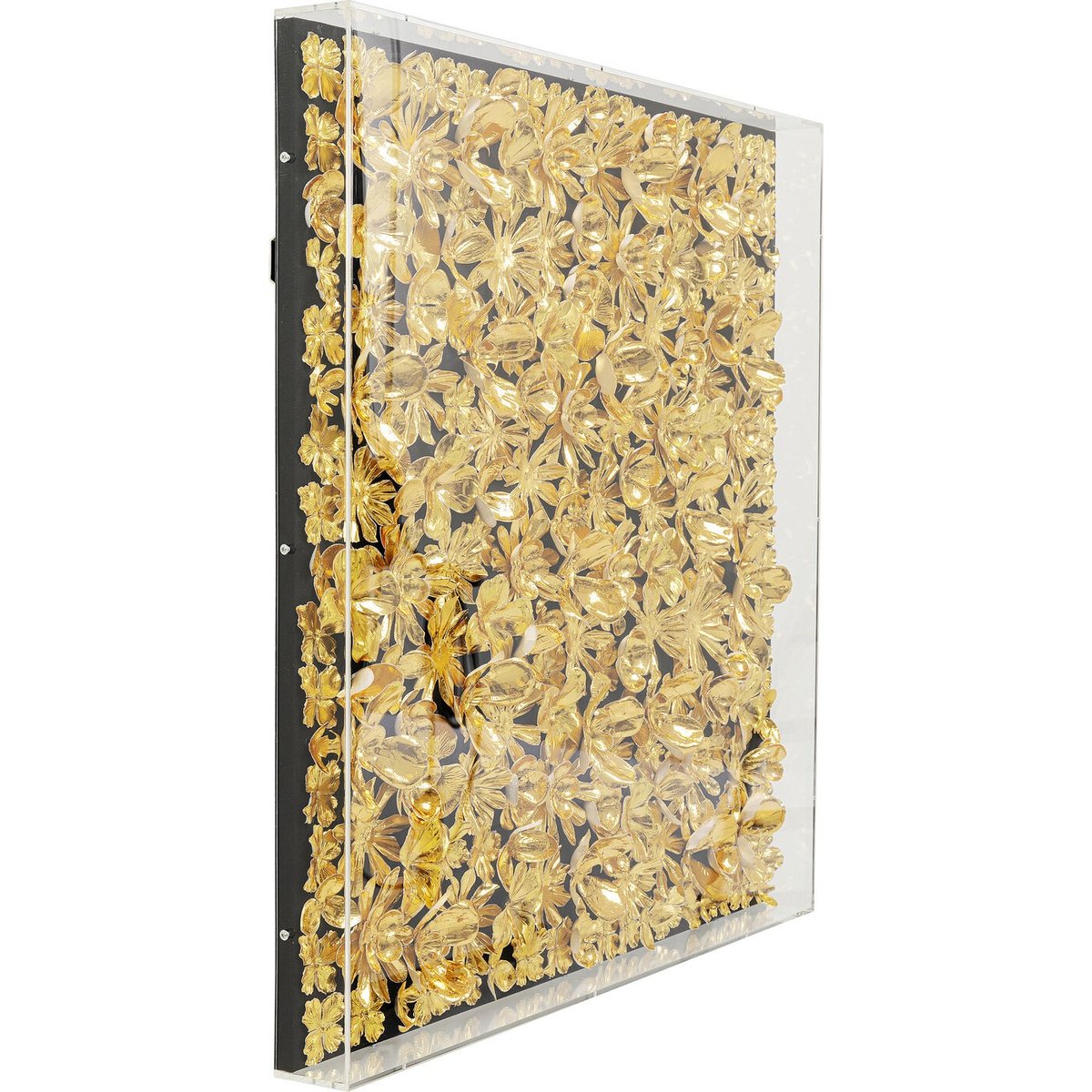 Tableau 3D fleurs or, KARE DESIGN