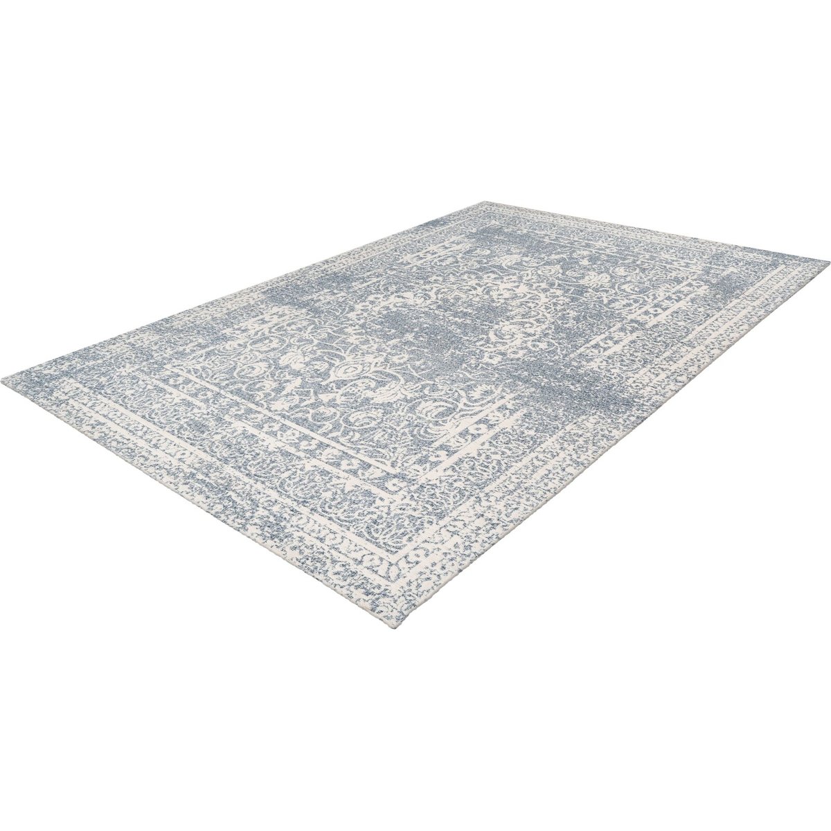 Tapis rectangulaire en polyester Iglesia beige, bleu, ARTE ESPINA
