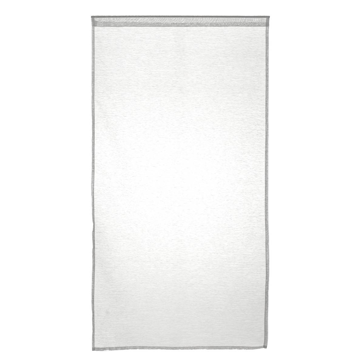 Lot de 2 voilages épurés MOLY blanc, ATMOSPHERA