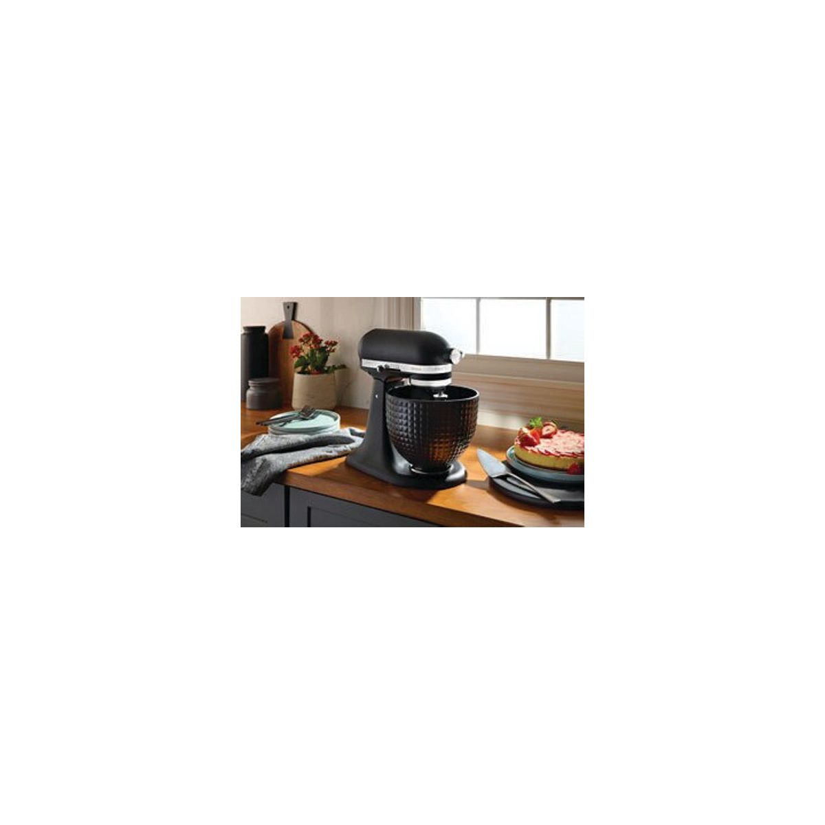 Robot pâtissier A TETE INCLINABLE - ARTISAN - BLACK couleur unique, KITCHENAID