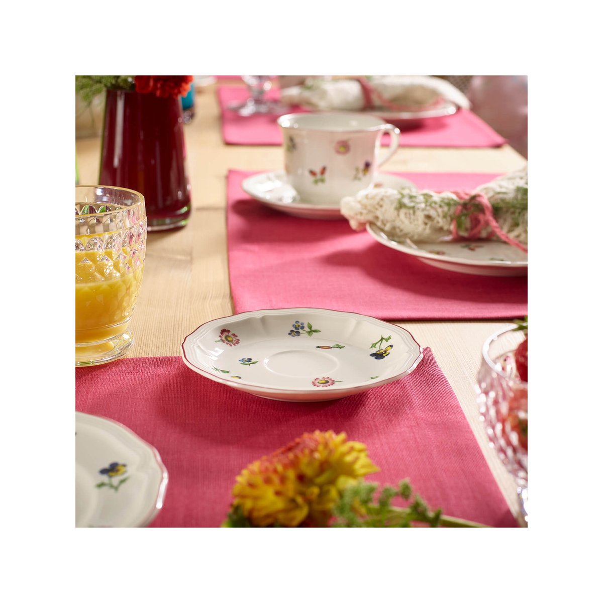 Soucoupe Tasse À Café/Thé PETITE FLEUR blanc, VILLEROY & BOCH