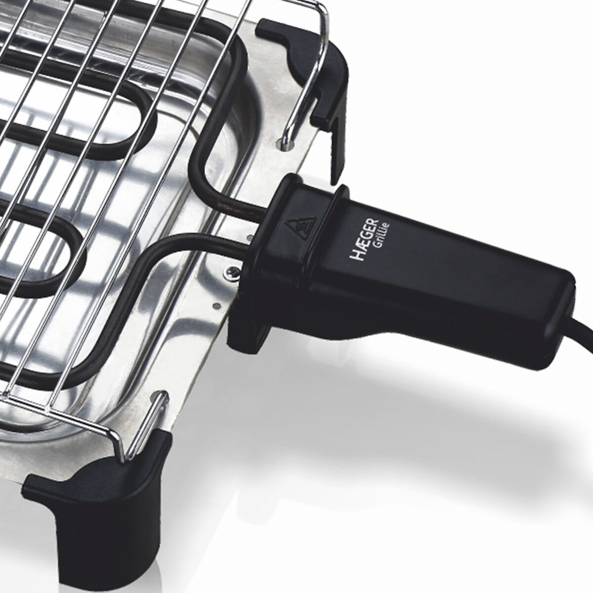 Grelhador elétrico Grilie, HAEGER inox, HAEGER