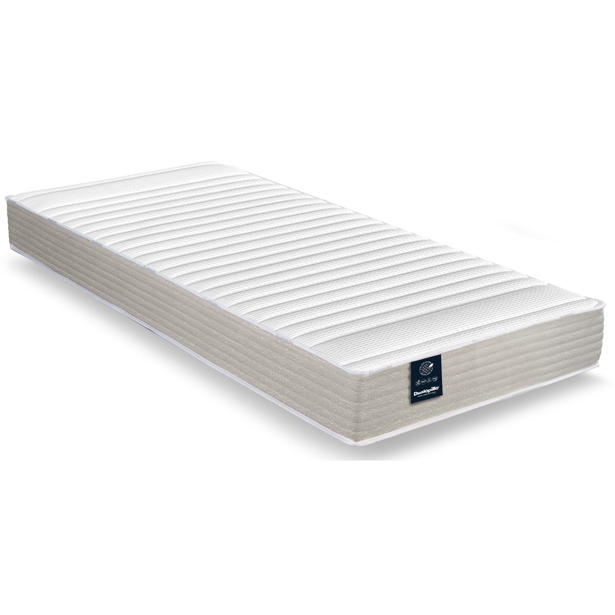 Matelas de relaxation latex confort ferme Hortense couleur unique, DUNLOPILLO