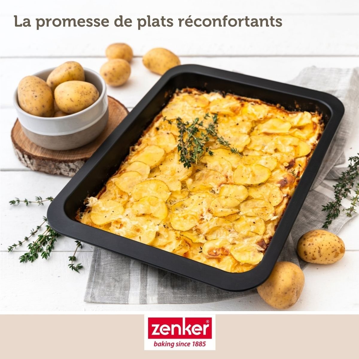 Plat à four XXL 40 x 29 x 6 cm SPECIAL COOKING noir, ZENKER