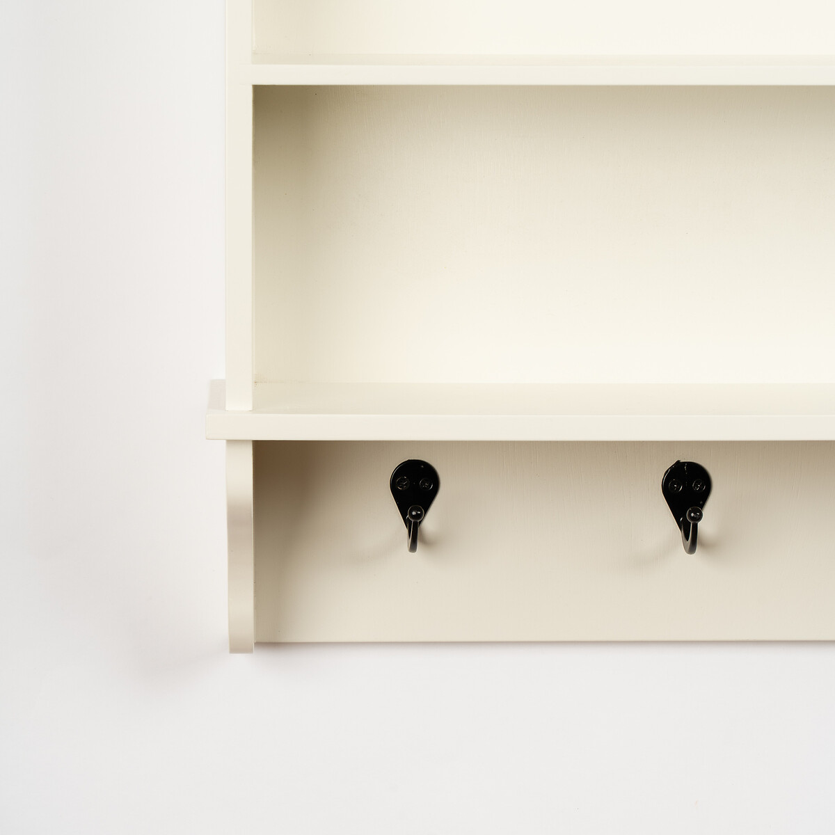 Elms Scalloped Edge Wall Unit ivory, SO'HOME