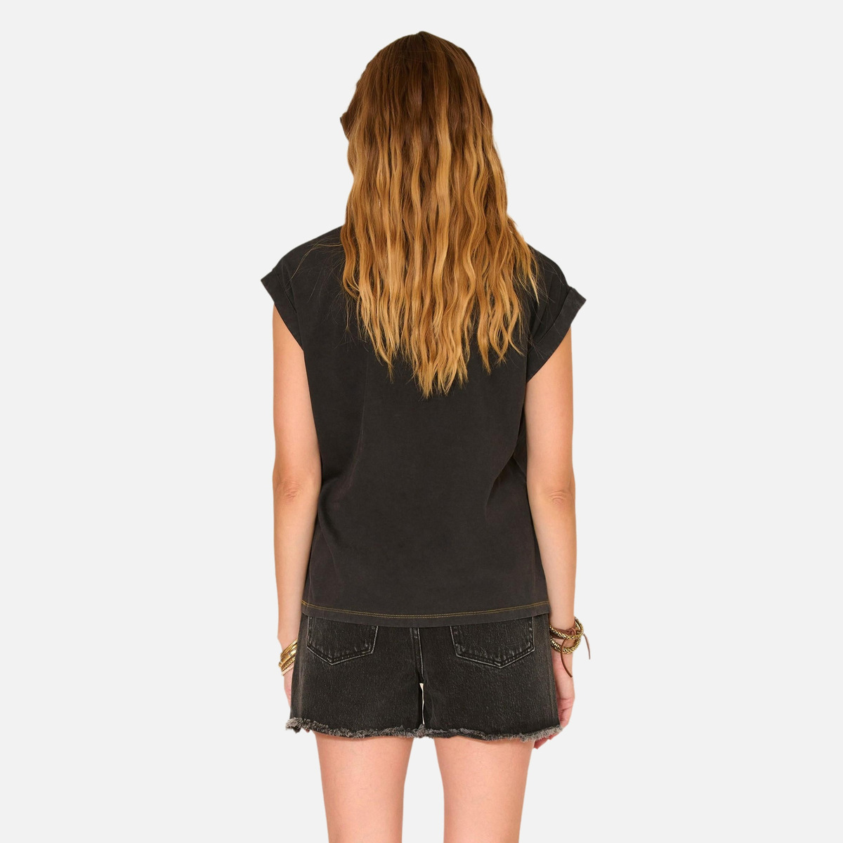 Tee shirt TAMUSE noir, MKT STUDIO