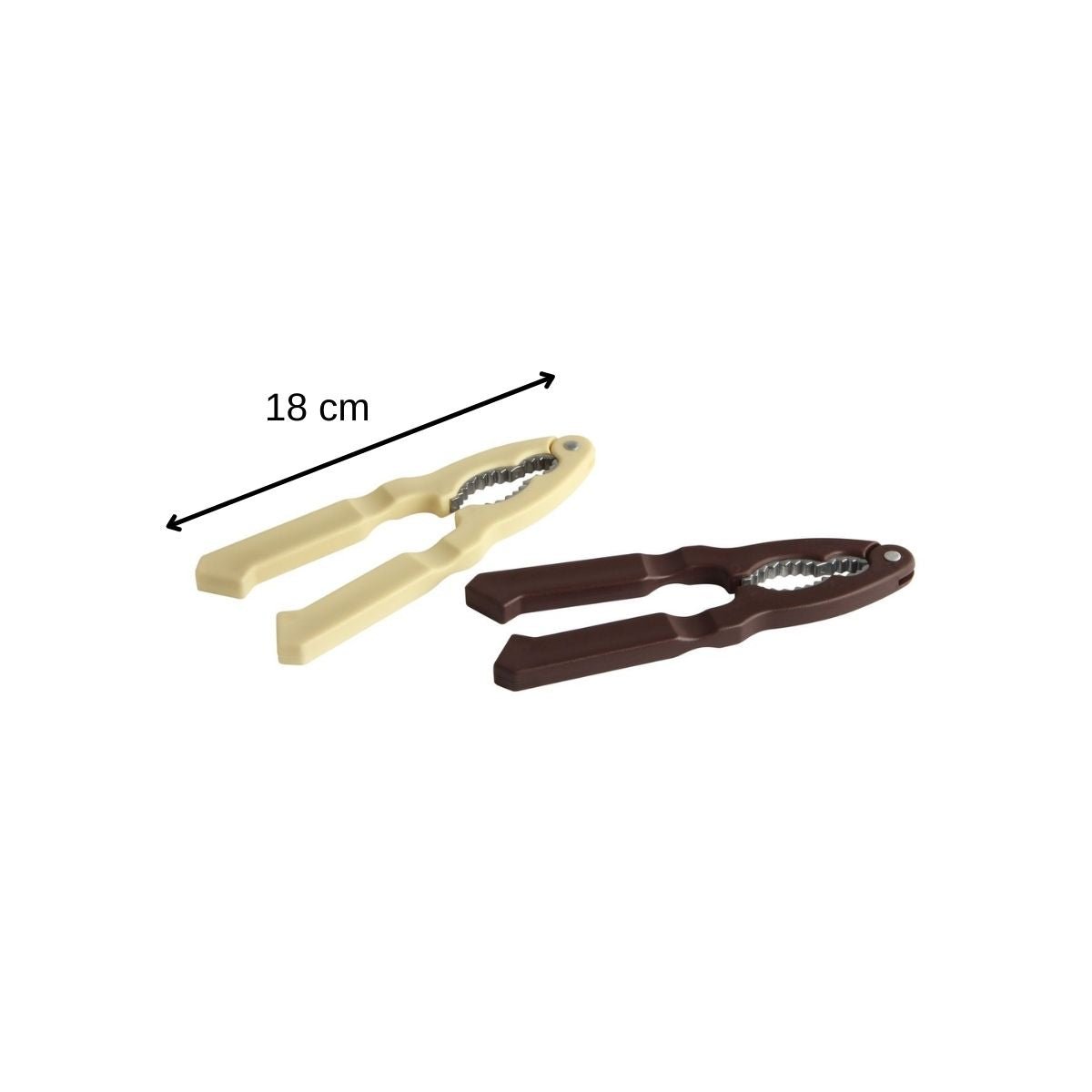 Casse-noix set de 2 outils pour crustacés dimensions BASIC jaune|brun, FACKELMANN