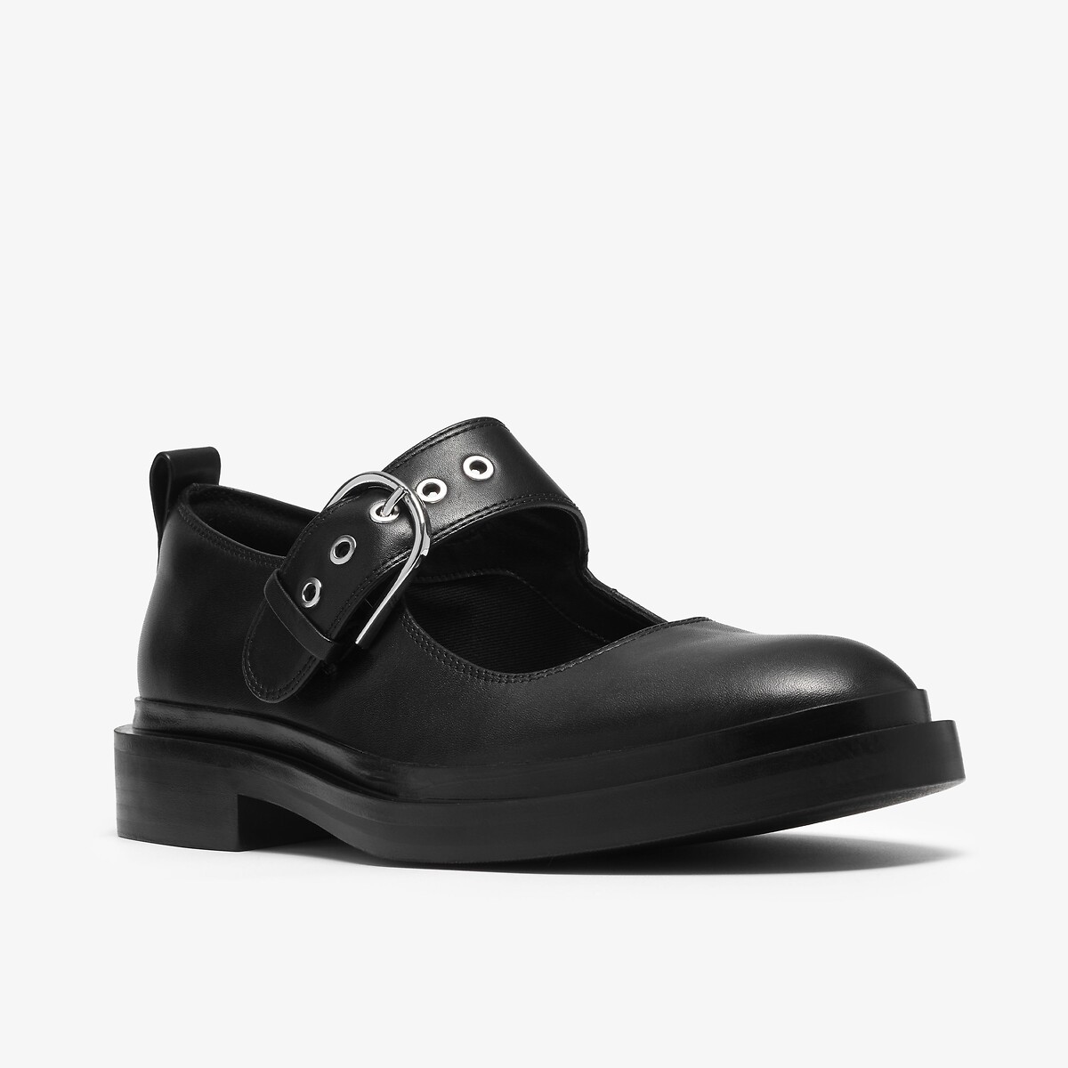 Previa Bar leather Mary Jane ballet pumps black, CLARKS