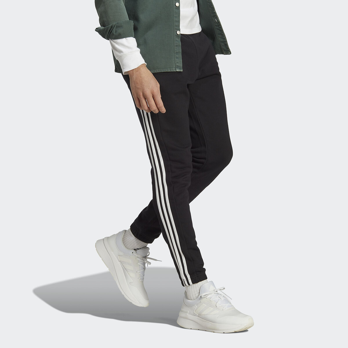 Cotton Tapered Joggers with Elasticated Cuffs 90006527, ADIDAS SPORTSWEAR