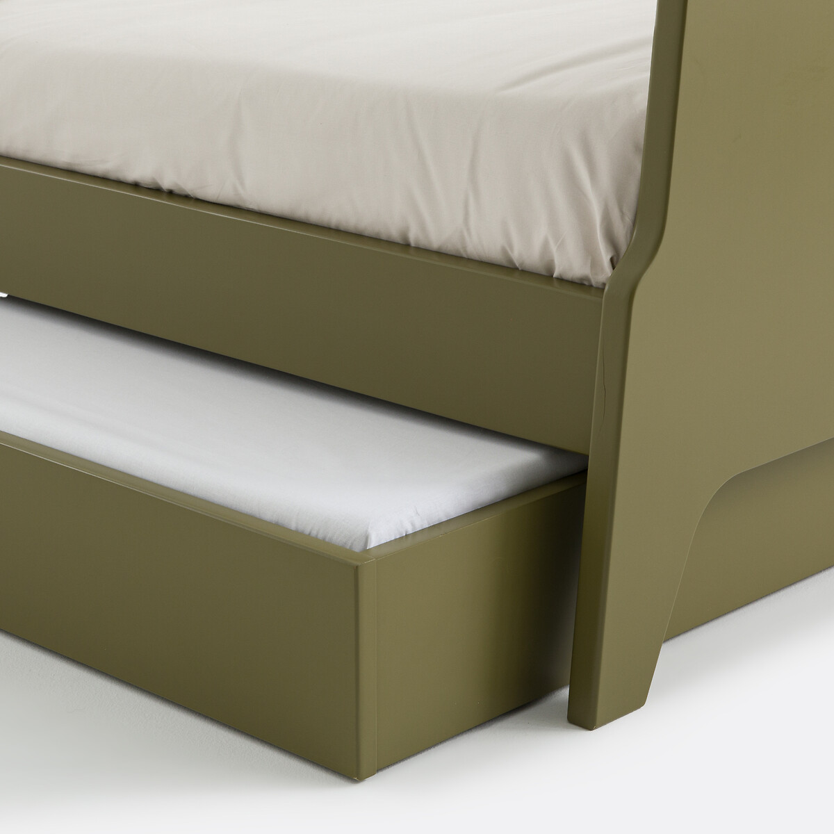 Cassetto-letto stile retrò vintage, 1 persona, Adil verde kaki, LA REDOUTE INTERIEURS