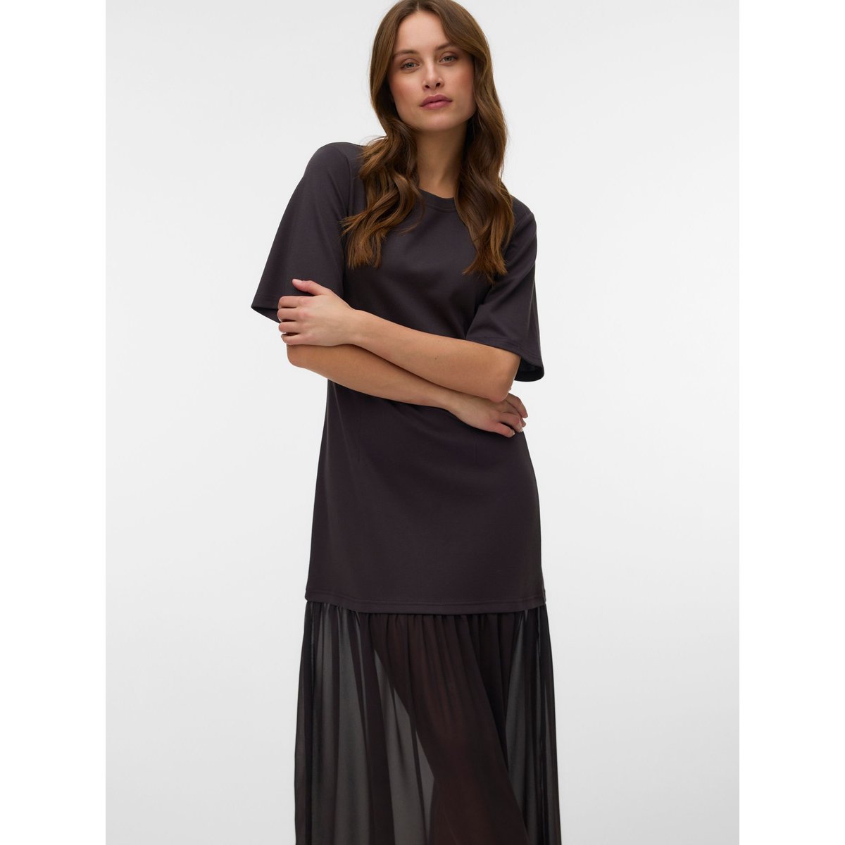 Robe marron - chocolate torte, VERO MODA