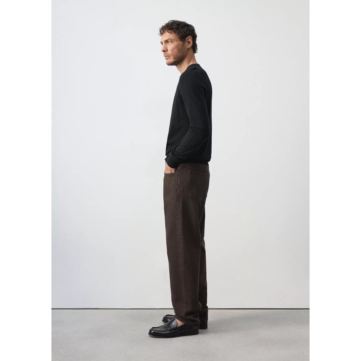 Jean Bob regular-fit marron, MANGO MAN