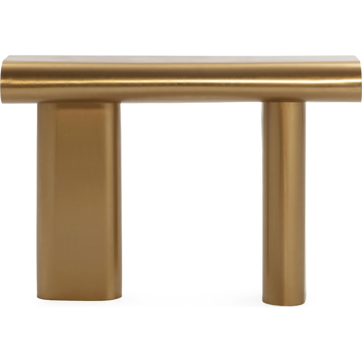 Console en métal design sculptural doré, RECOLLECTION