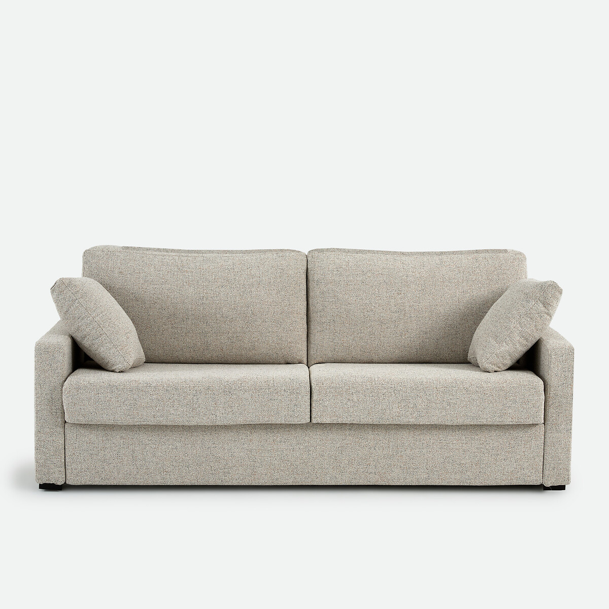 Canapé convertible, 2, 3 ou 4 places, Standard, tissu texturé moucheté, TIMOR ecru/bleu, LA REDOUTE INTERIEURS