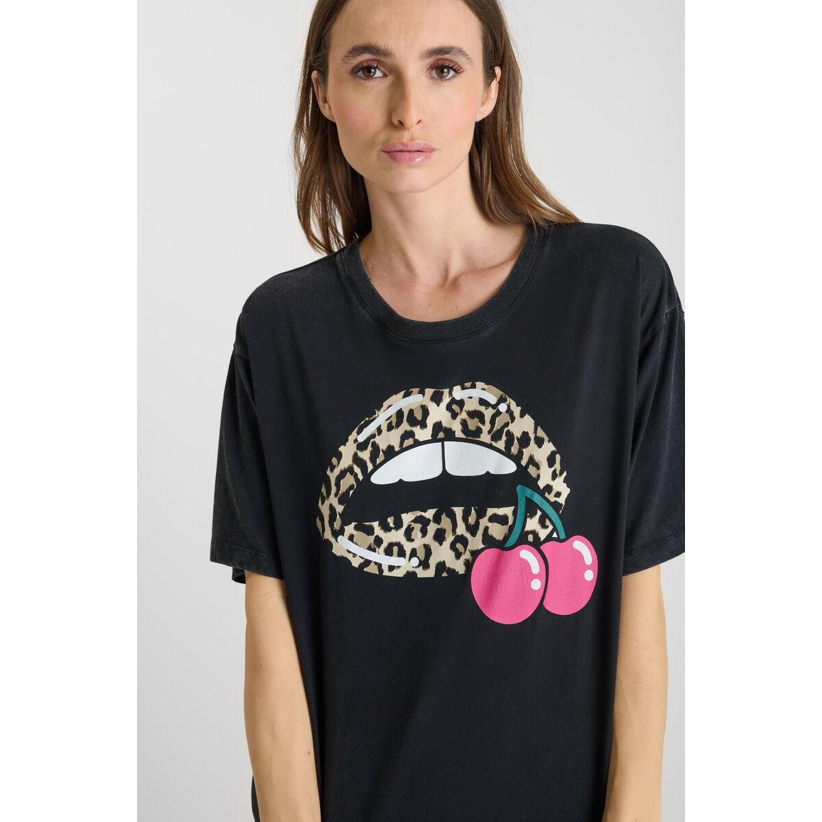 Tee-Shirt KANI black, LE TEMPS DES CERISES