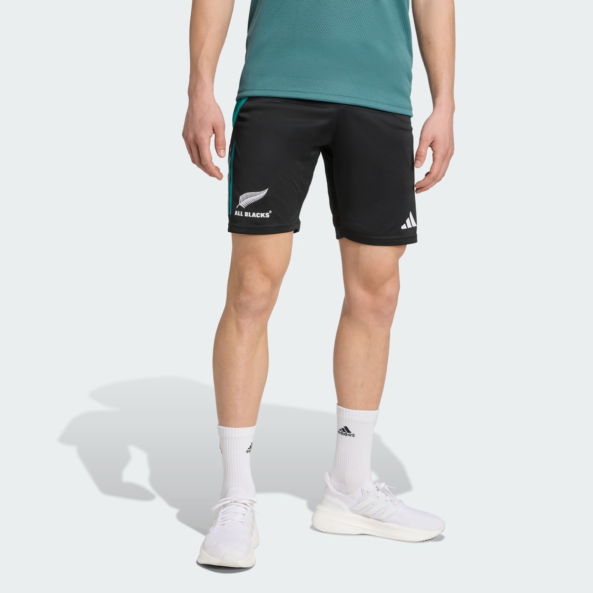 Short De Sport All Blacks Short De Sport All Blacks all black / pure teal, adidas Performance