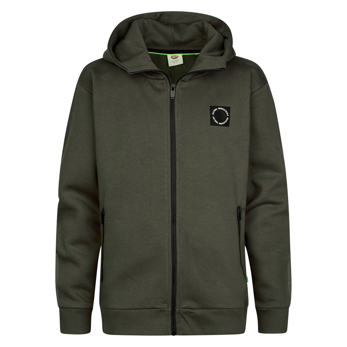 Sweat à capuche zippé ironland gris beluga, PETROL INDUSTRIES