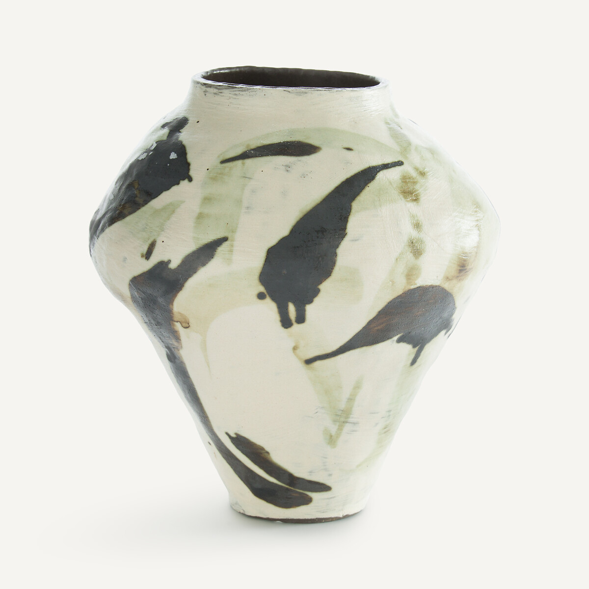 Vase en céramique tachetée, Artelo craie, AM.PM