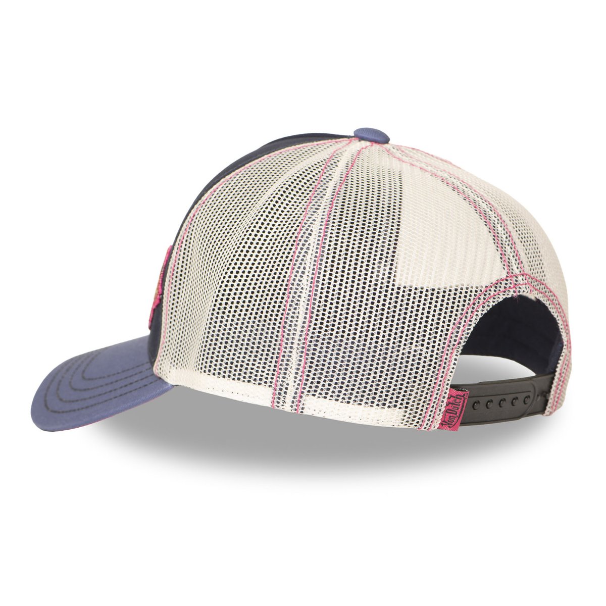 Casquette Trucker Patches violet/bleu foncé/rose/beige, VON DUTCH
