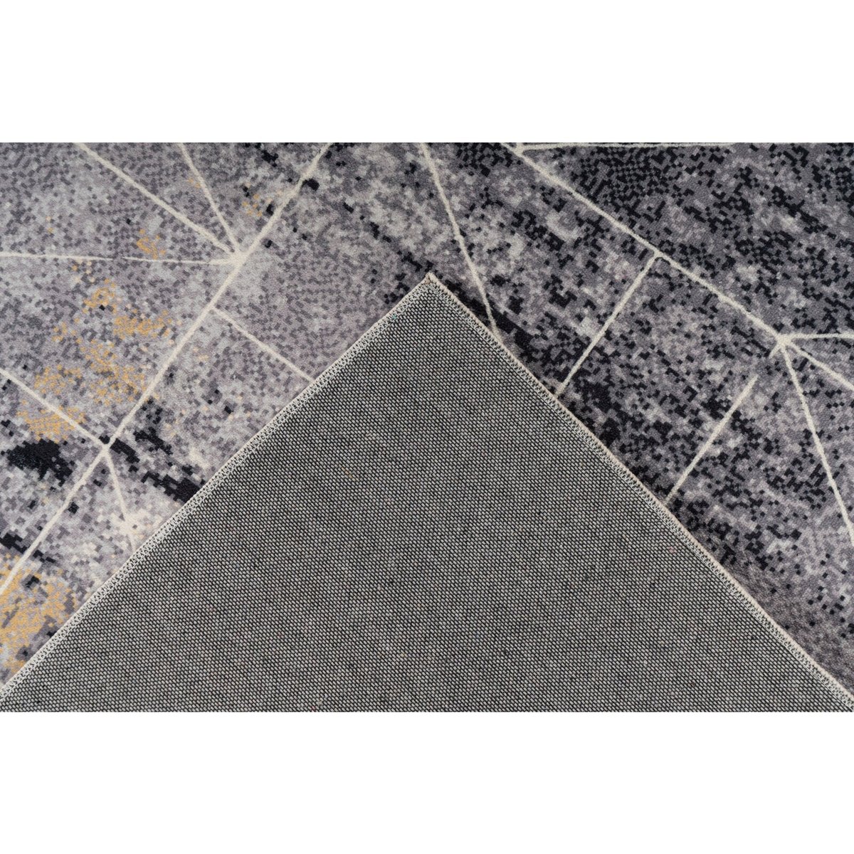 Tapis rectangulaire fait main, PIEMONT multicolore, RECOLLECTION