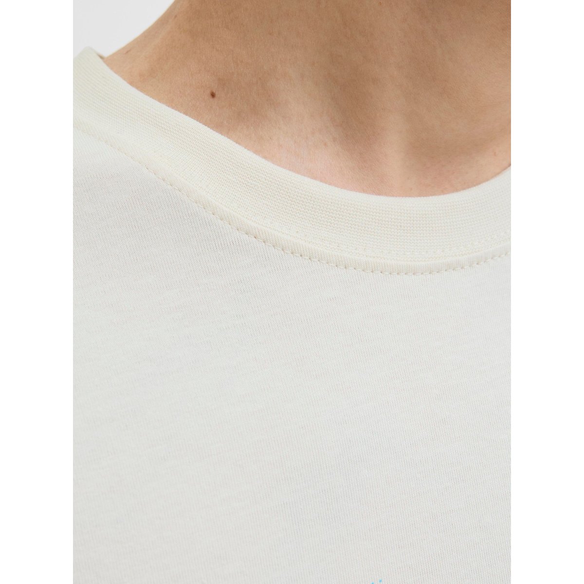 T-Shirt antique white, JACK & JONES