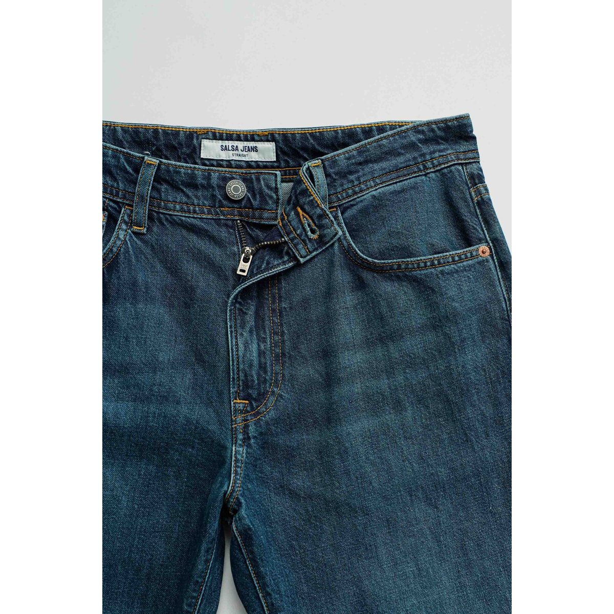 JEAN STRAIGHT FIT bleu vintage, SALSA JEANS