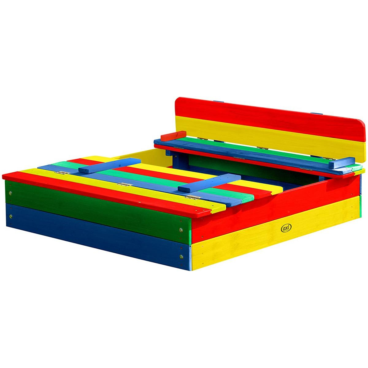 AXI ELLA Bac a sable avec bancs Arc en ciel 100x95x20cm couleur unique, AXI HOUSE