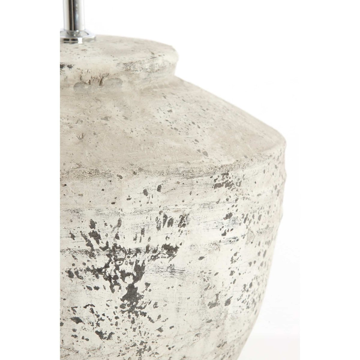 Base De La Lampe Céramique TOBA gris antique, LIGHT & LIVING