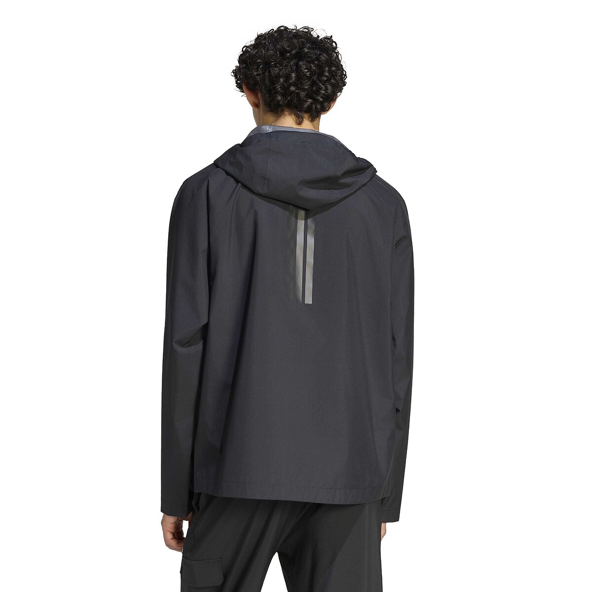 Veste à capuche, loose fit, ESSENTIALS noir, ADIDAS SPORTSWEAR