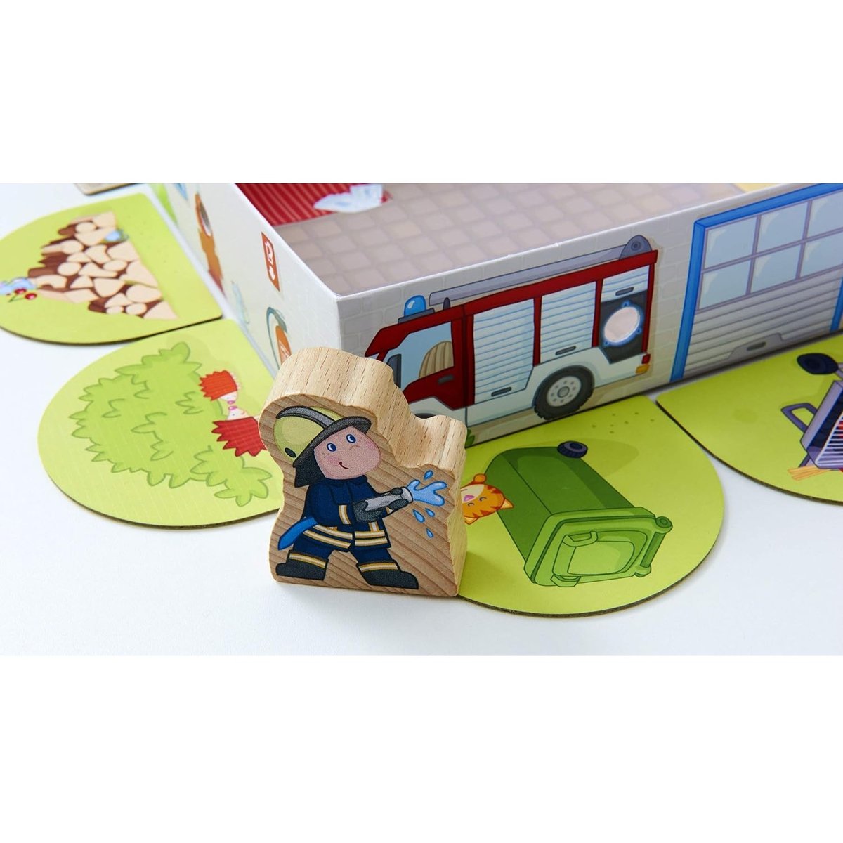 Mes premiers jeux Théo le pompier jaune, HABA