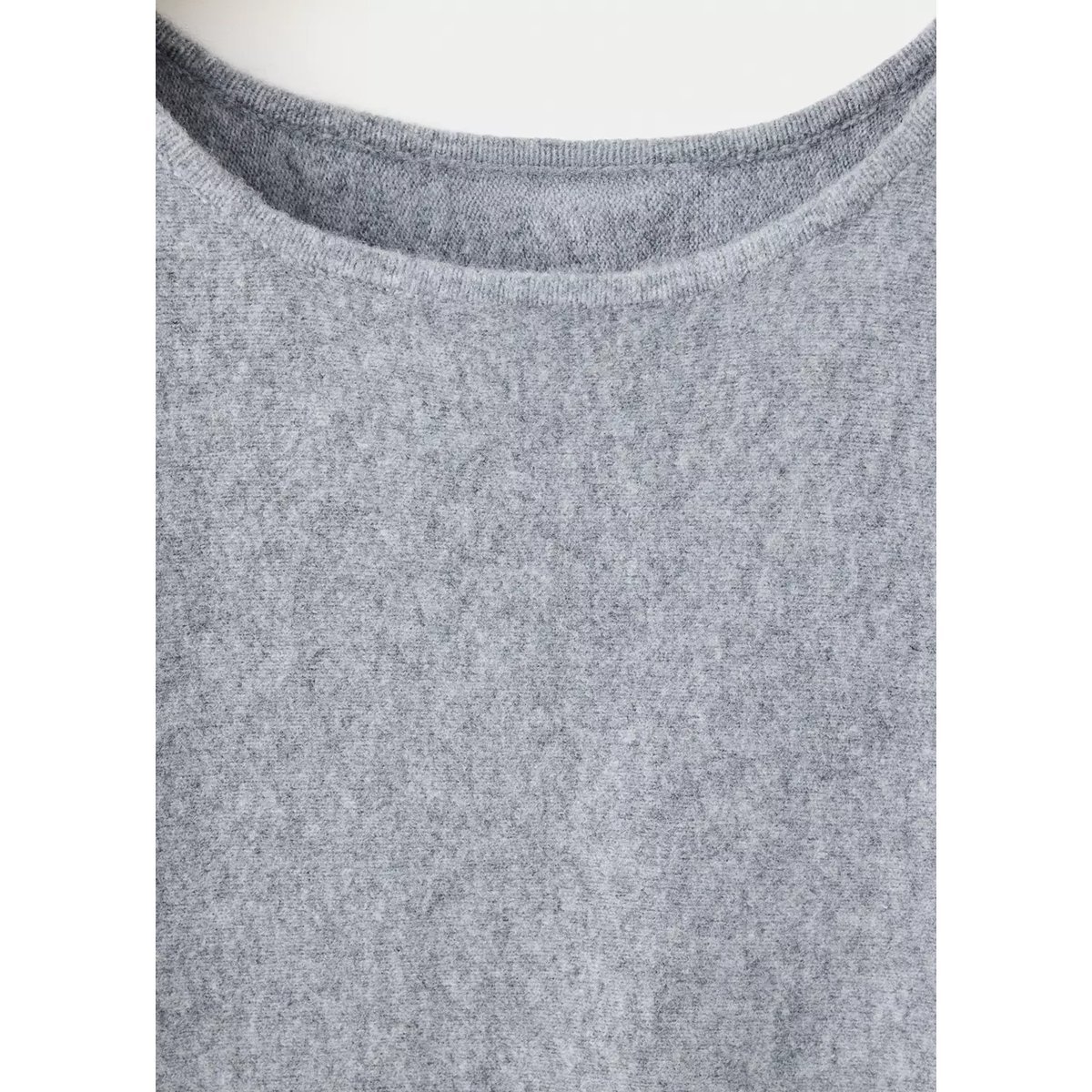 Pull-over épaules dénudées gris chiné moyen, MANGO TEEN