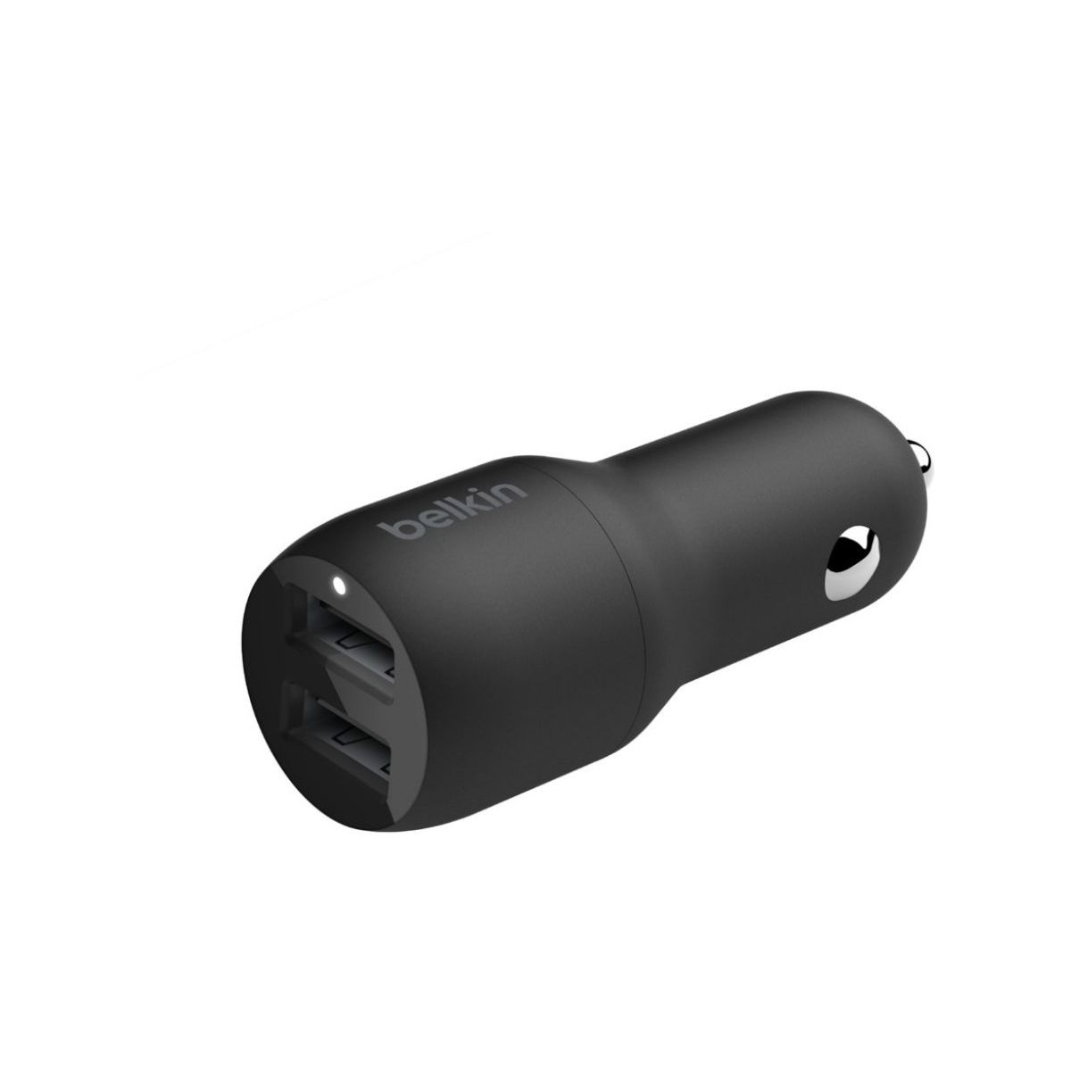Chargeur 24W 2xUSB-A/USB-C 1m noir noir, BELKIN