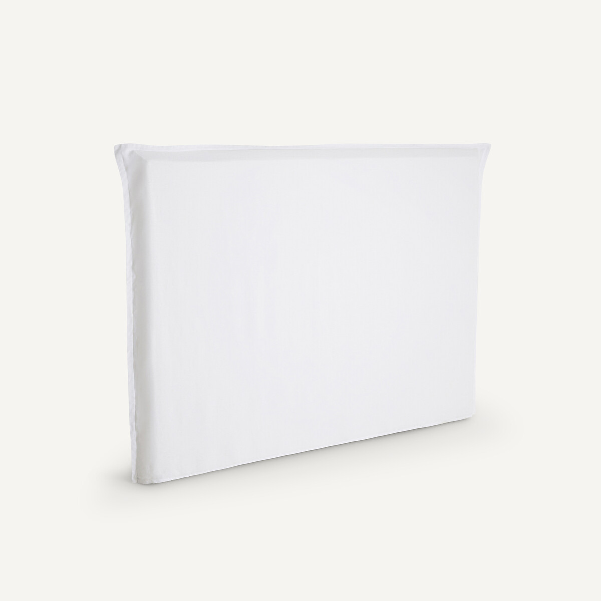 Cobertura em linho lavado para cabeceira de cama, altura 135 cm, SANDOR branco, AM.PM